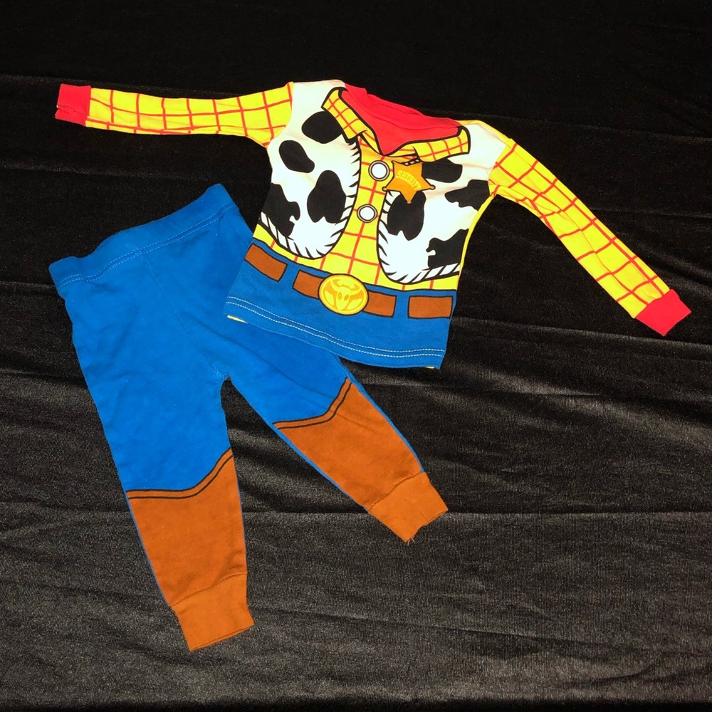 Disney’s Toy Story Woody Long Sleeve Pajama Matching Outfit